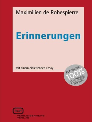 cover image of Erinnerungen